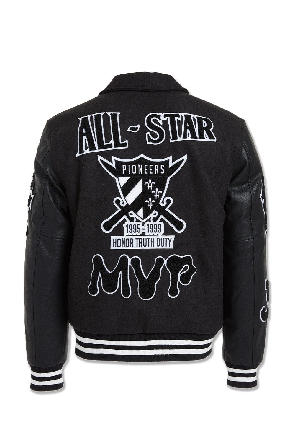 Jordan Craig Pioneers Varsity Jacket (Black)