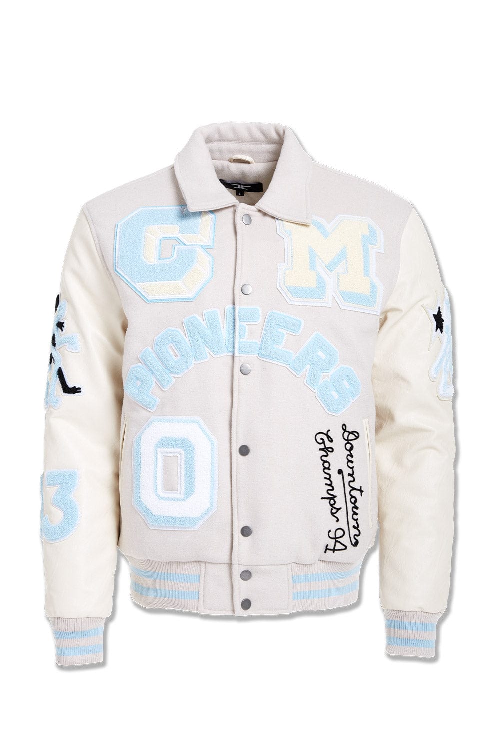 Jordan Craig Pioneers Varsity Jacket (Cream) S / Cream