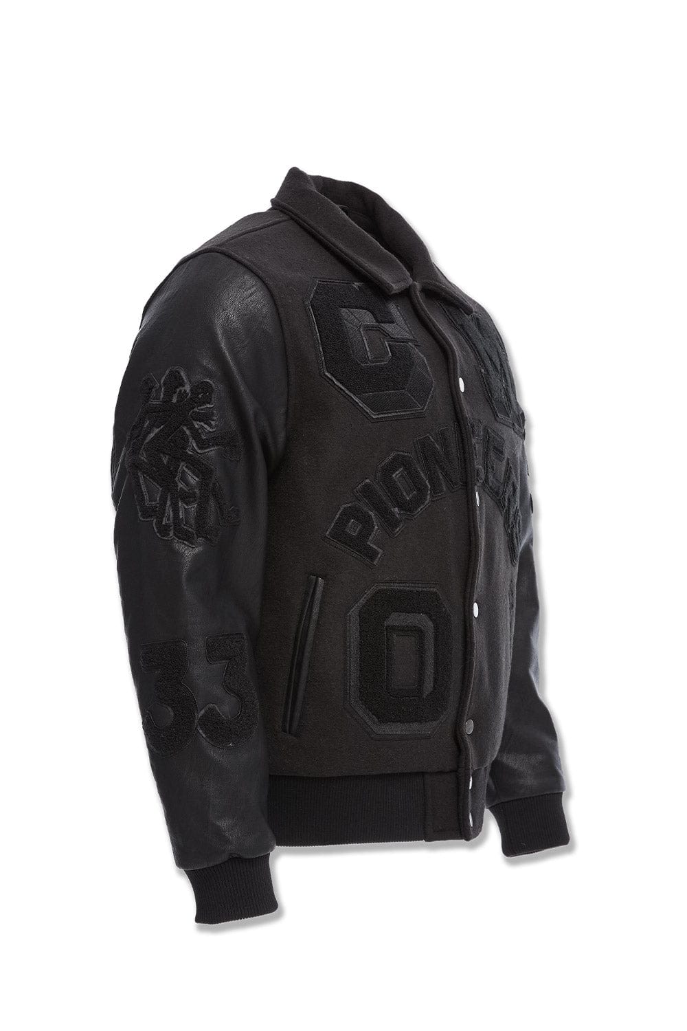 Jordan Craig Pioneers Varsity Jacket (Noir)