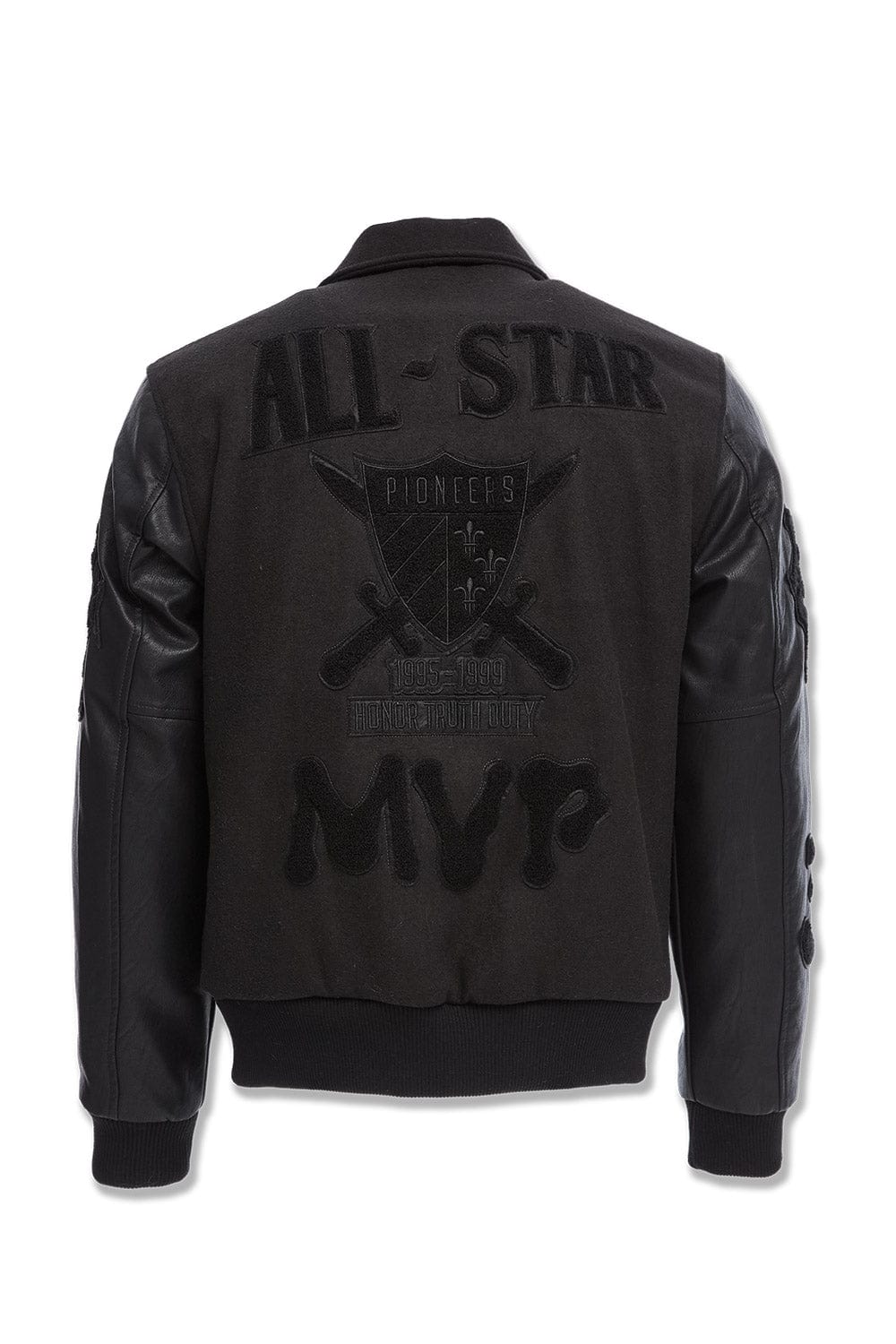 Jordan Craig Pioneers Varsity Jacket (Noir)