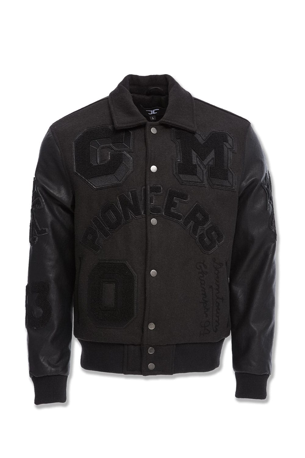 Jordan Craig Pioneers Varsity Jacket (Noir) S / Noir