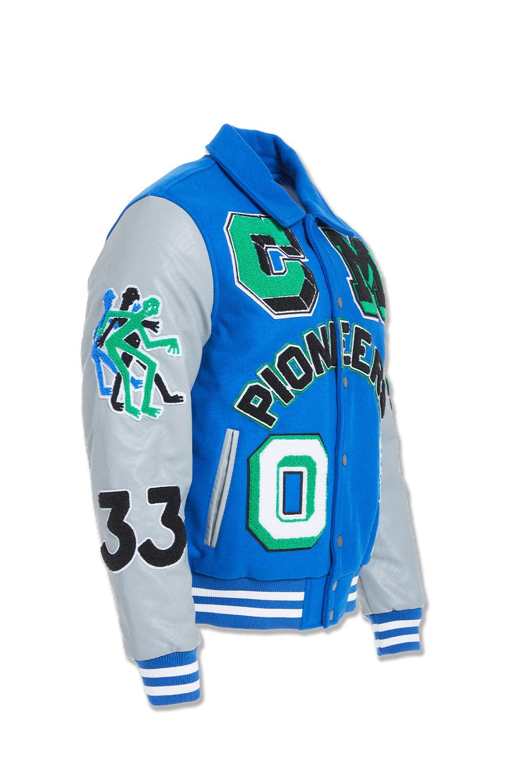 Jordan Craig Pioneers Varsity Jacket (Royal)