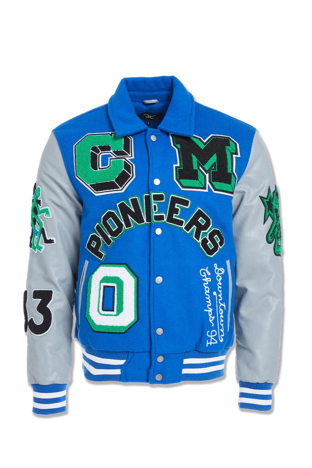 Jordan Craig Pioneers Varsity Jacket (Royal) S / Royal