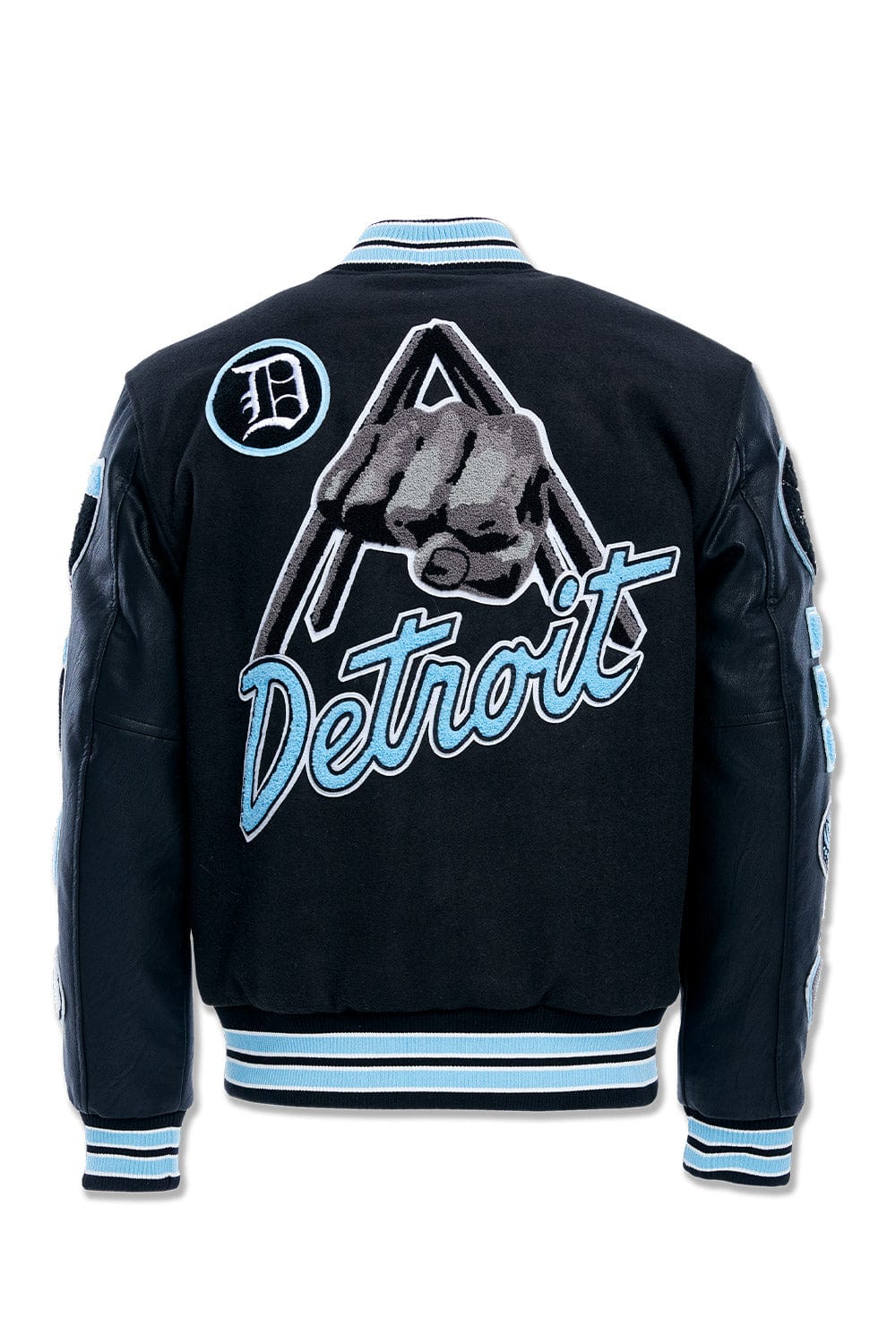 JC Big Men Big Men's Motown Varsity Jacket (Lion)