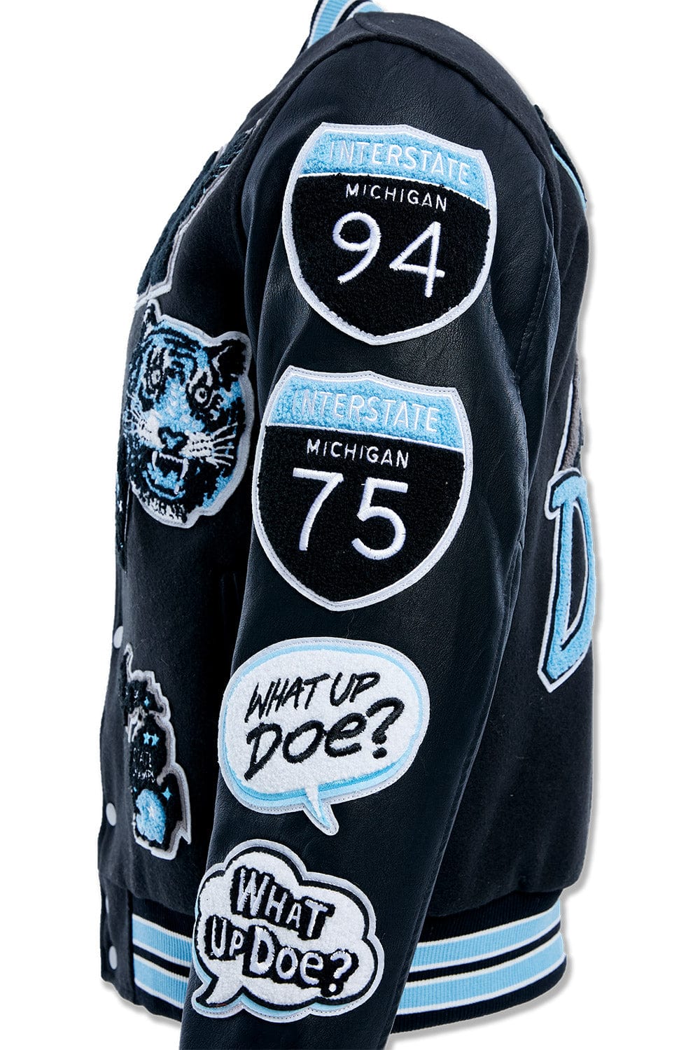 Big Men's Motown Varsity Jacket (Lion)