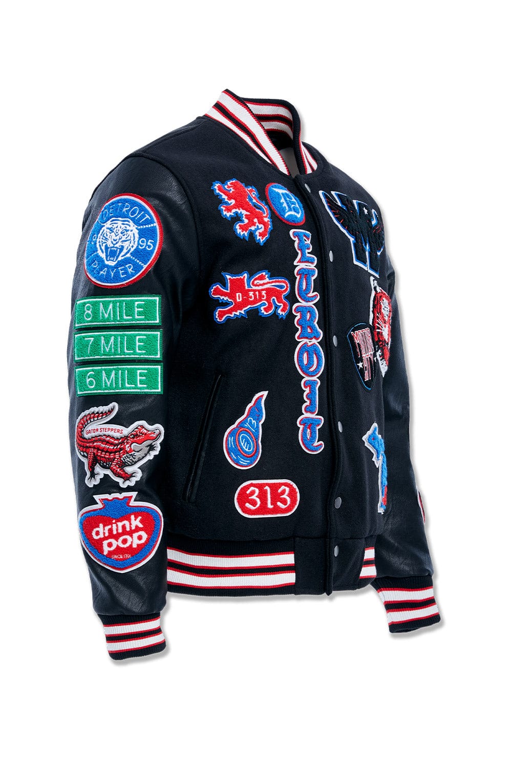 JC Big Men Big Men's Motown Varsity Jacket (Piston)