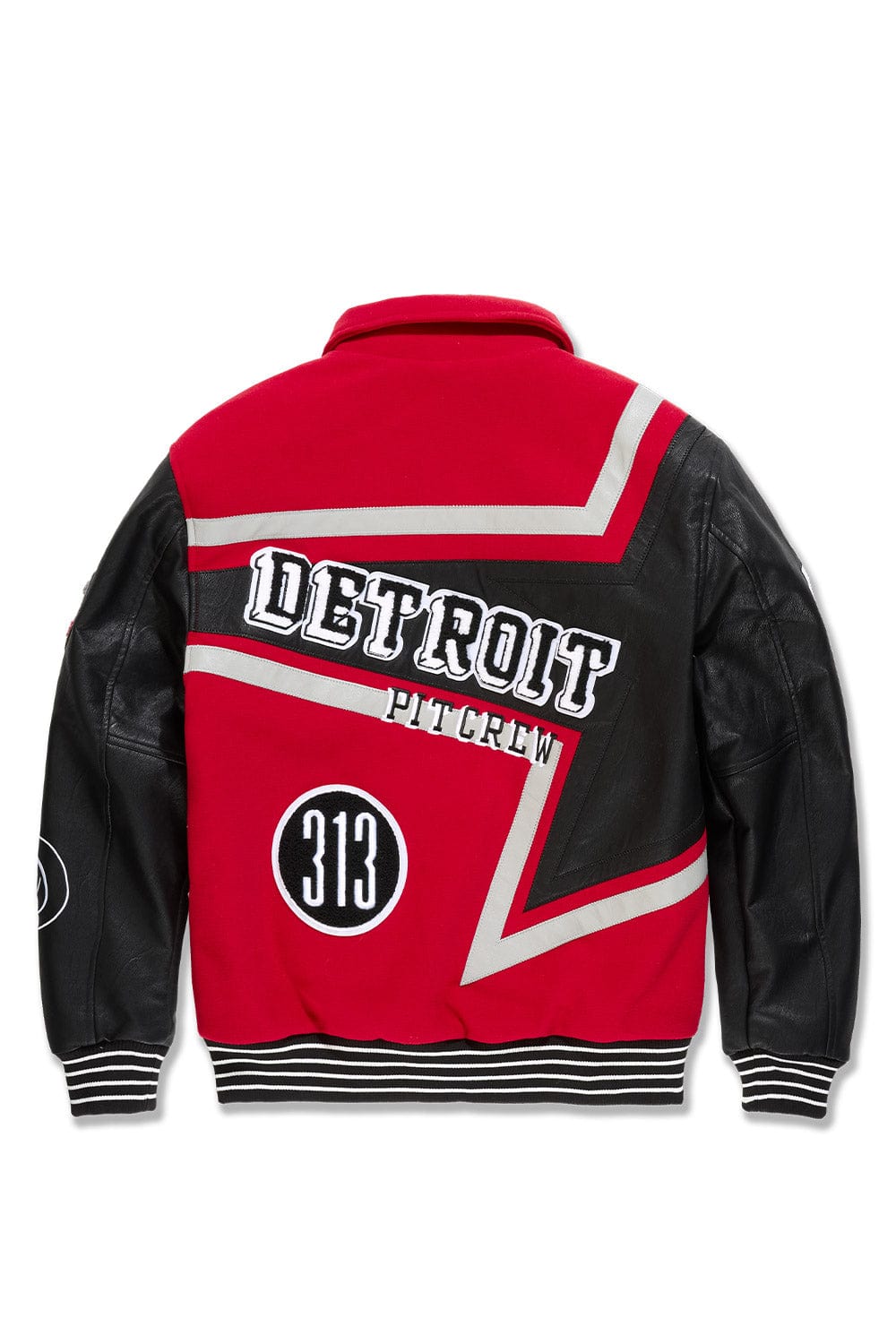 Jordan Craig Trackstar Varsity Jacket (Red)