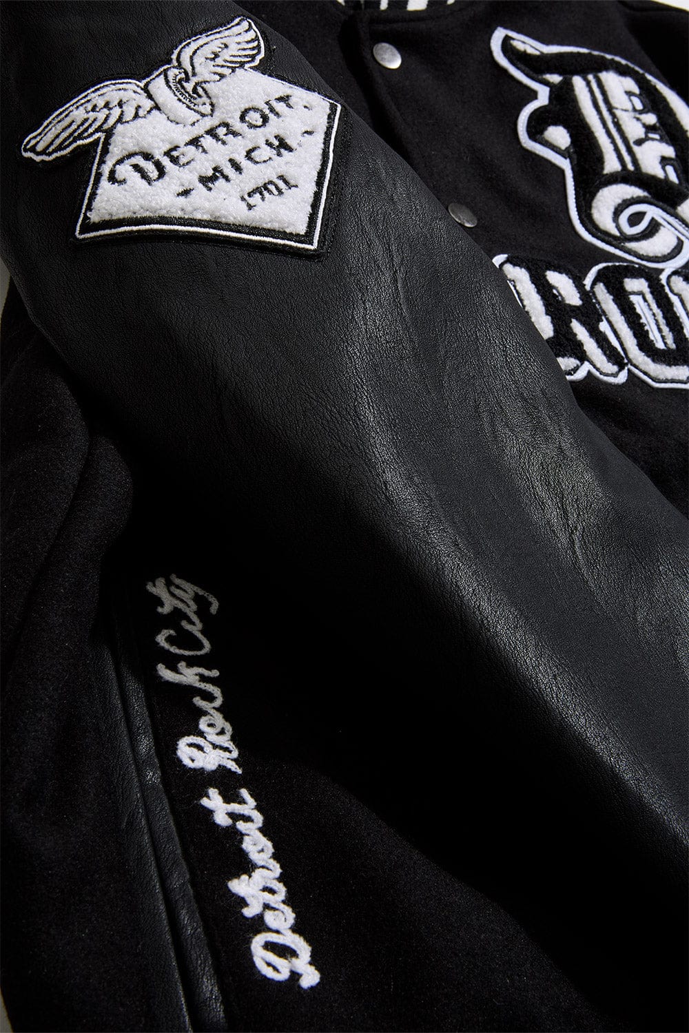 Jordan Craig D-Town Varsity Jacket (Black)