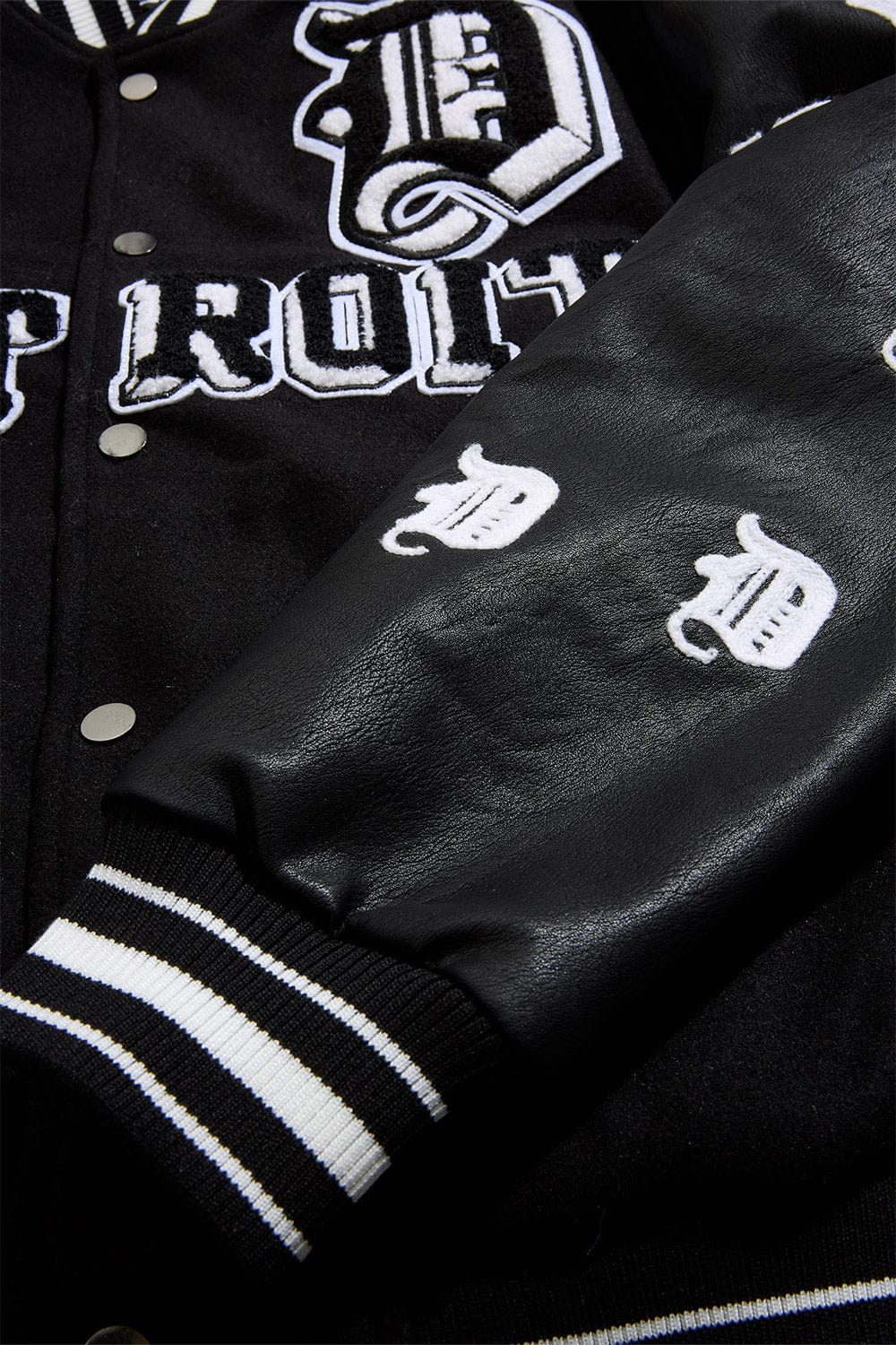 Jordan Craig D-Town Varsity Jacket (Black)