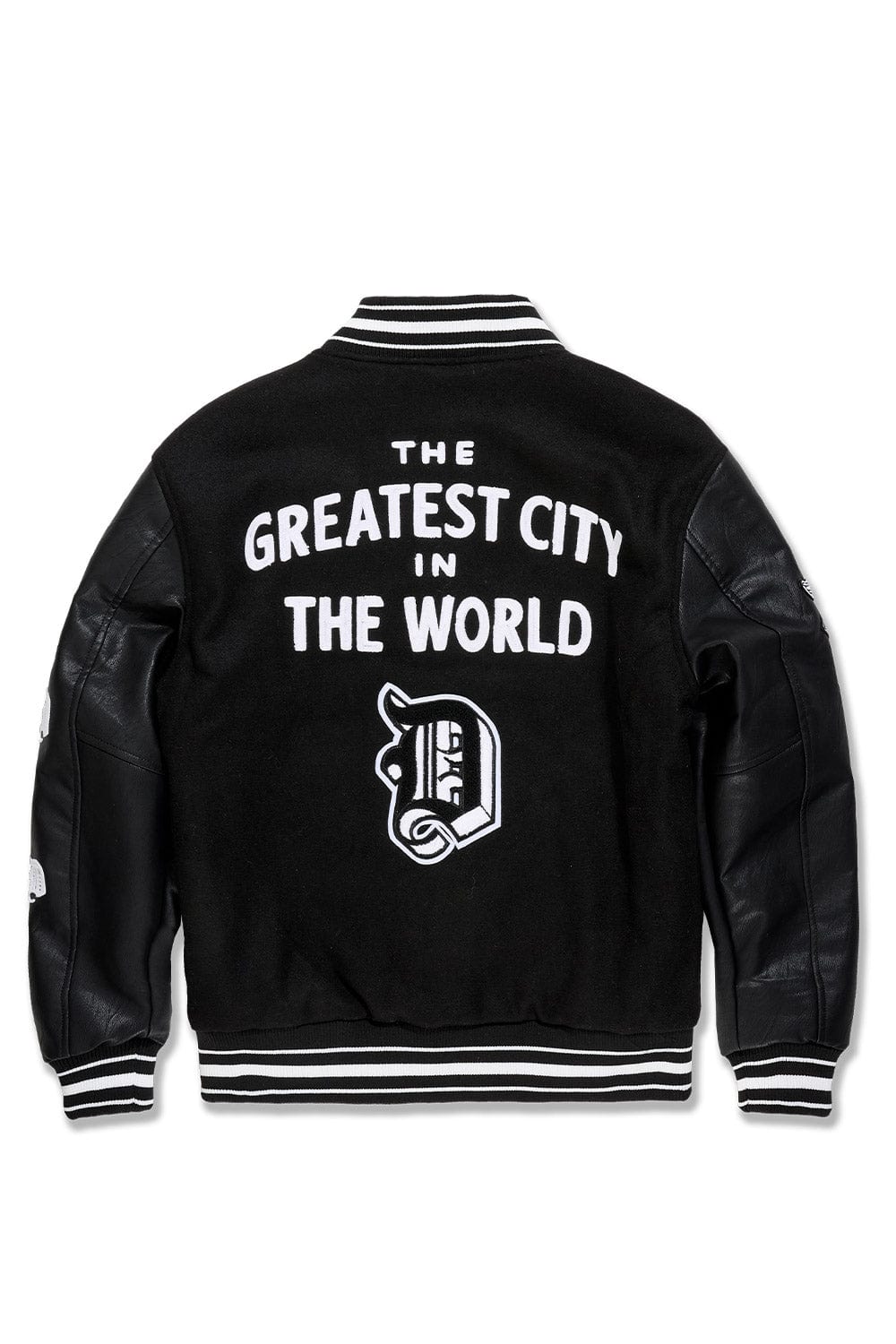Jordan Craig D-Town Varsity Jacket (Black)