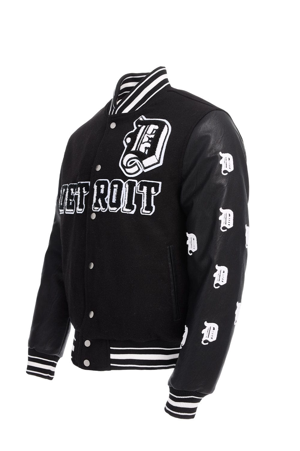 Jordan Craig D-Town Varsity Jacket (Black)