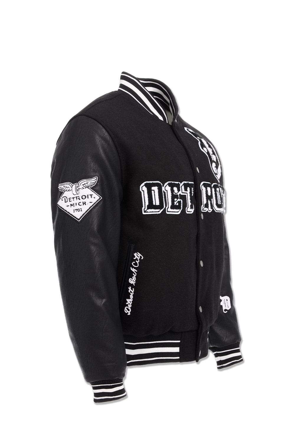 Jordan Craig D-Town Varsity Jacket (Black)