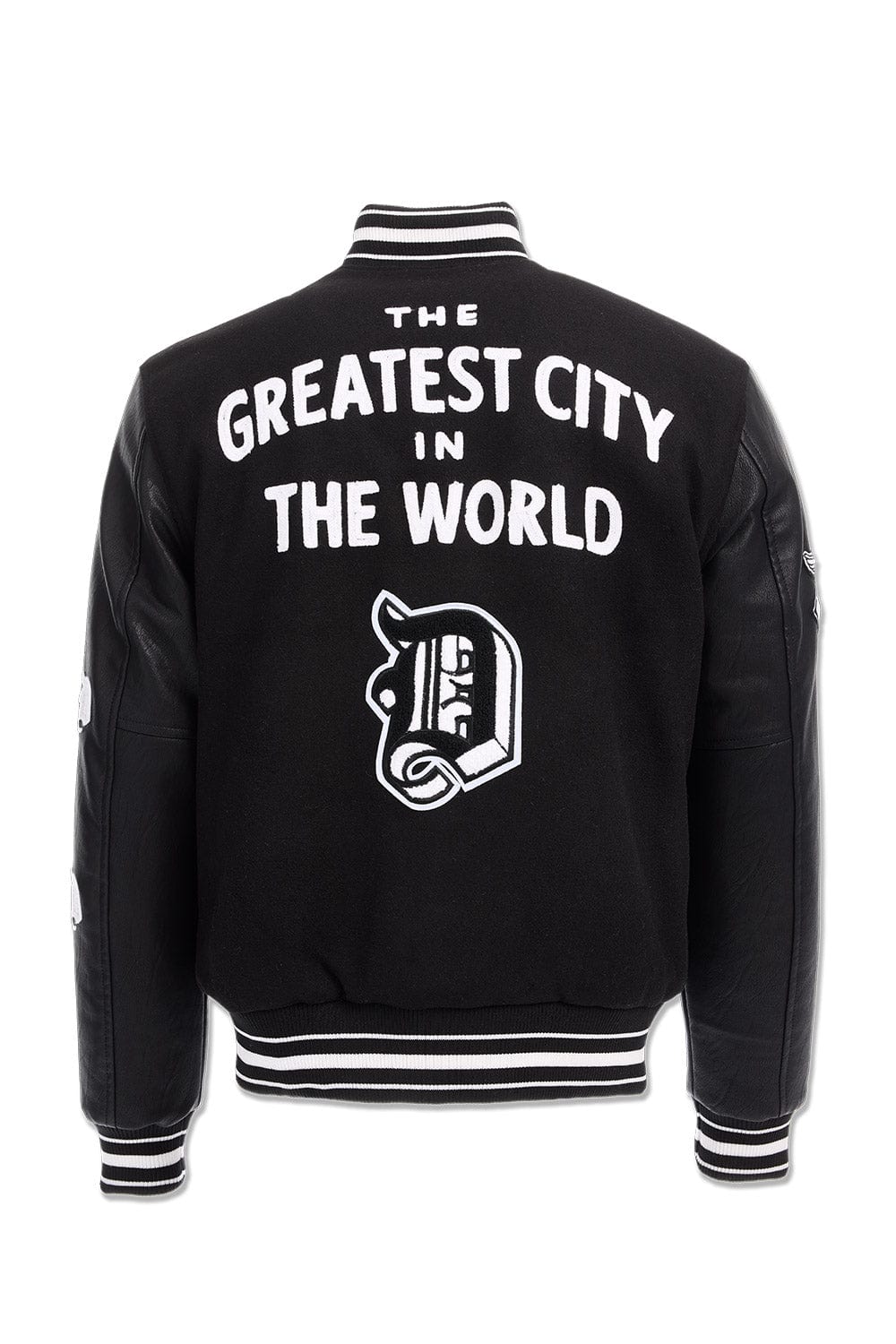 Jordan Craig D-Town Varsity Jacket (Black)