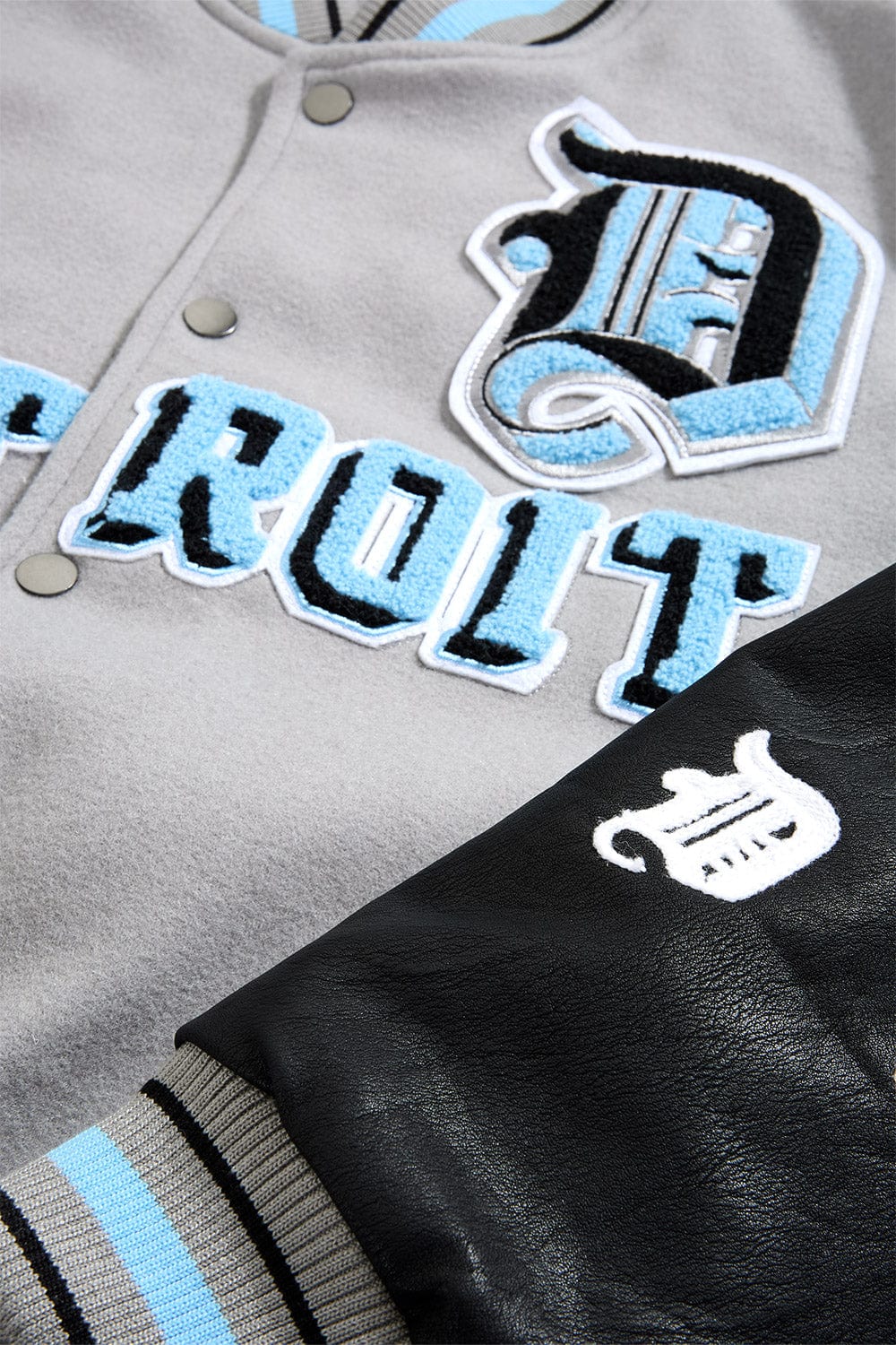 Jordan Craig D-Town Varsity Jacket (Lion Grey)