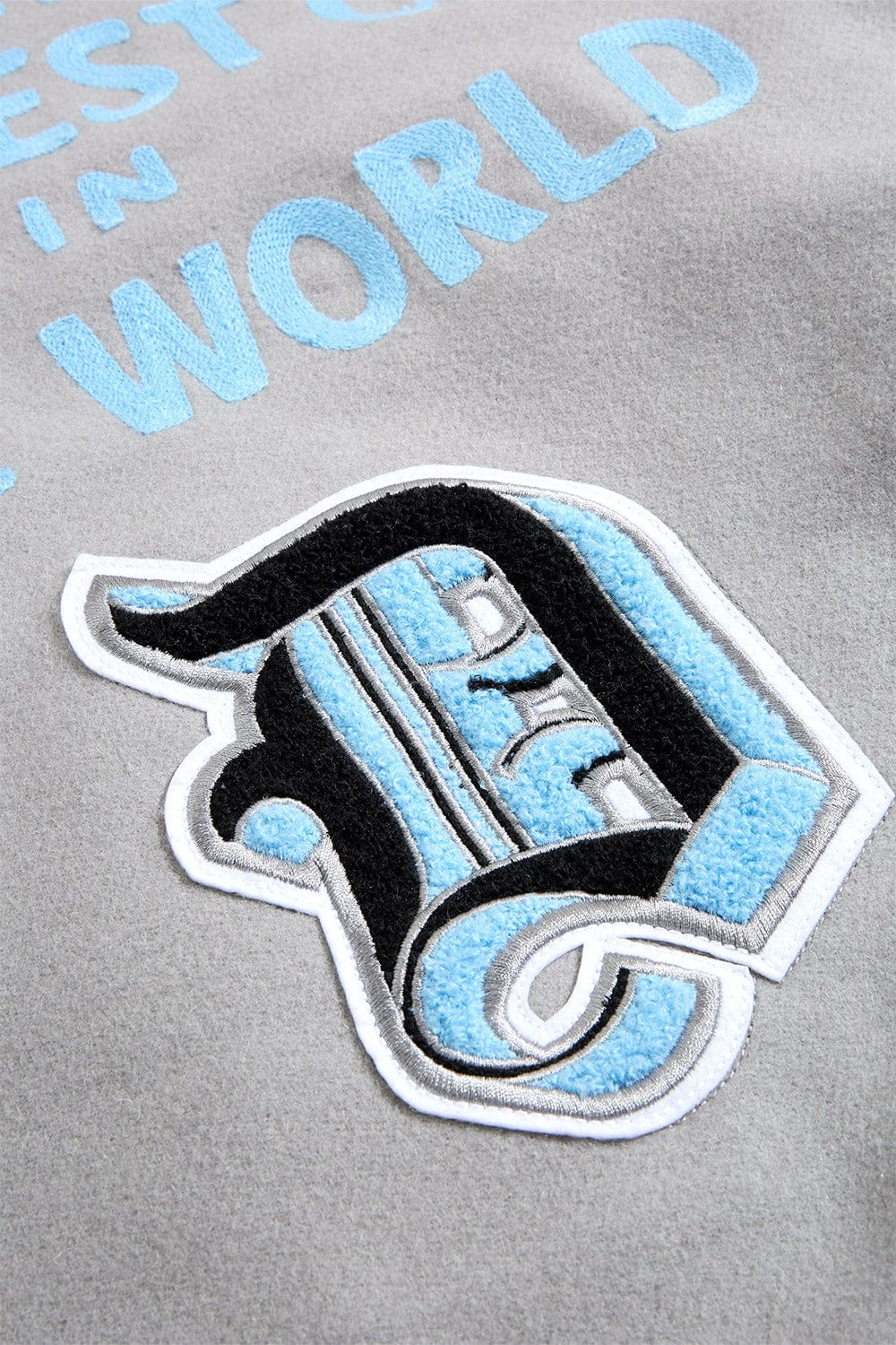 Jordan Craig D-Town Varsity Jacket (Lion Grey)