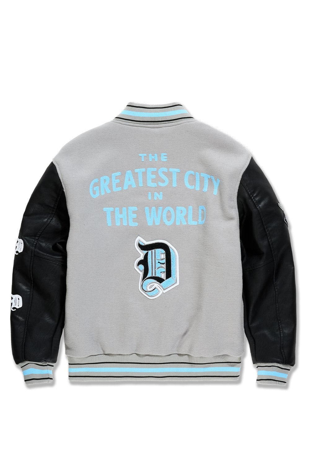 Jordan Craig D-Town Varsity Jacket (Lion Grey)