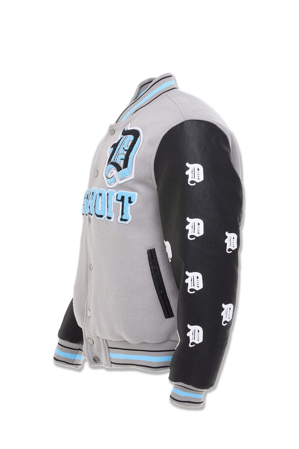 Jordan Craig D-Town Varsity Jacket (Lion Grey)