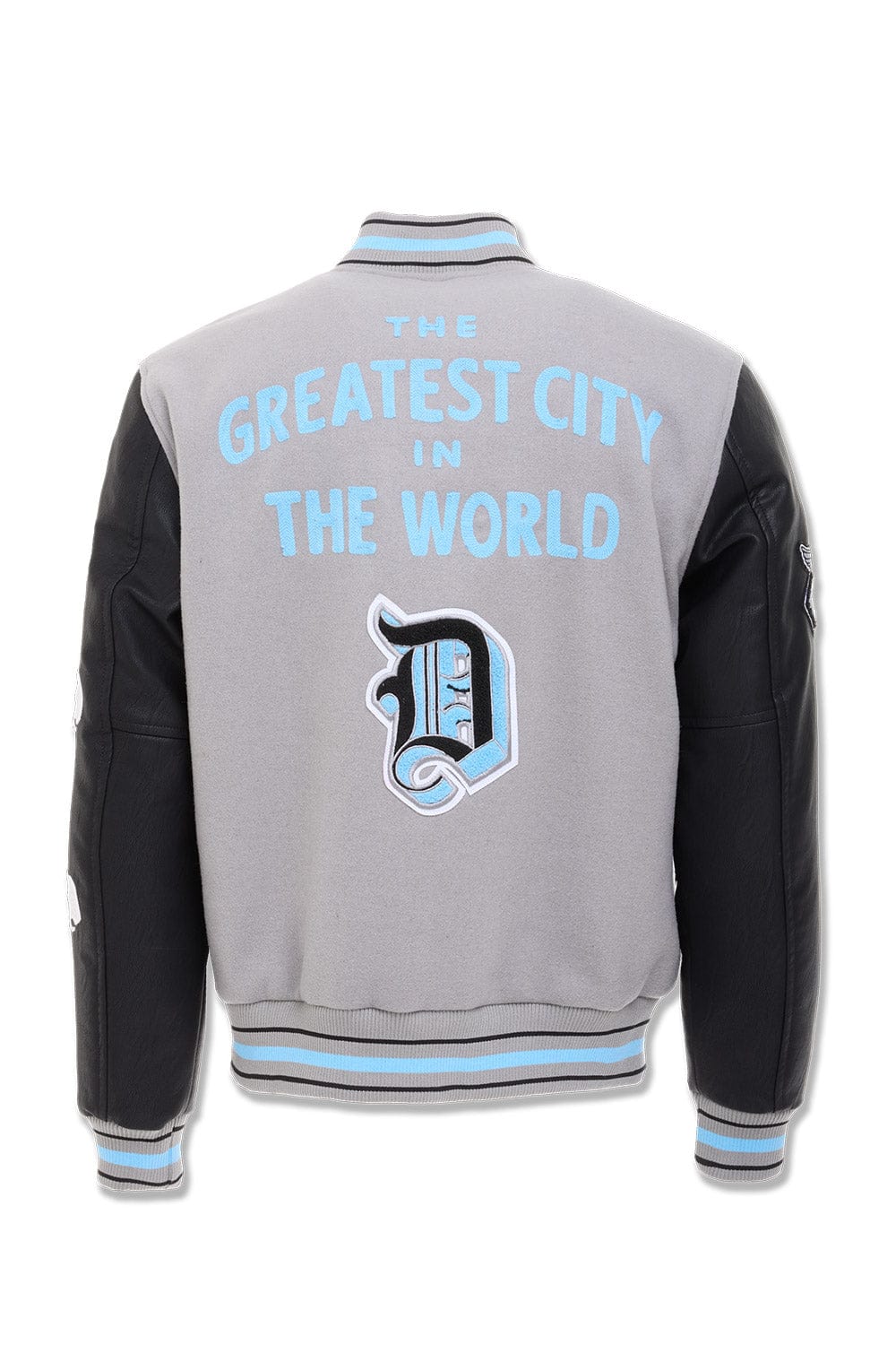 Jordan Craig D-Town Varsity Jacket (Lion Grey)