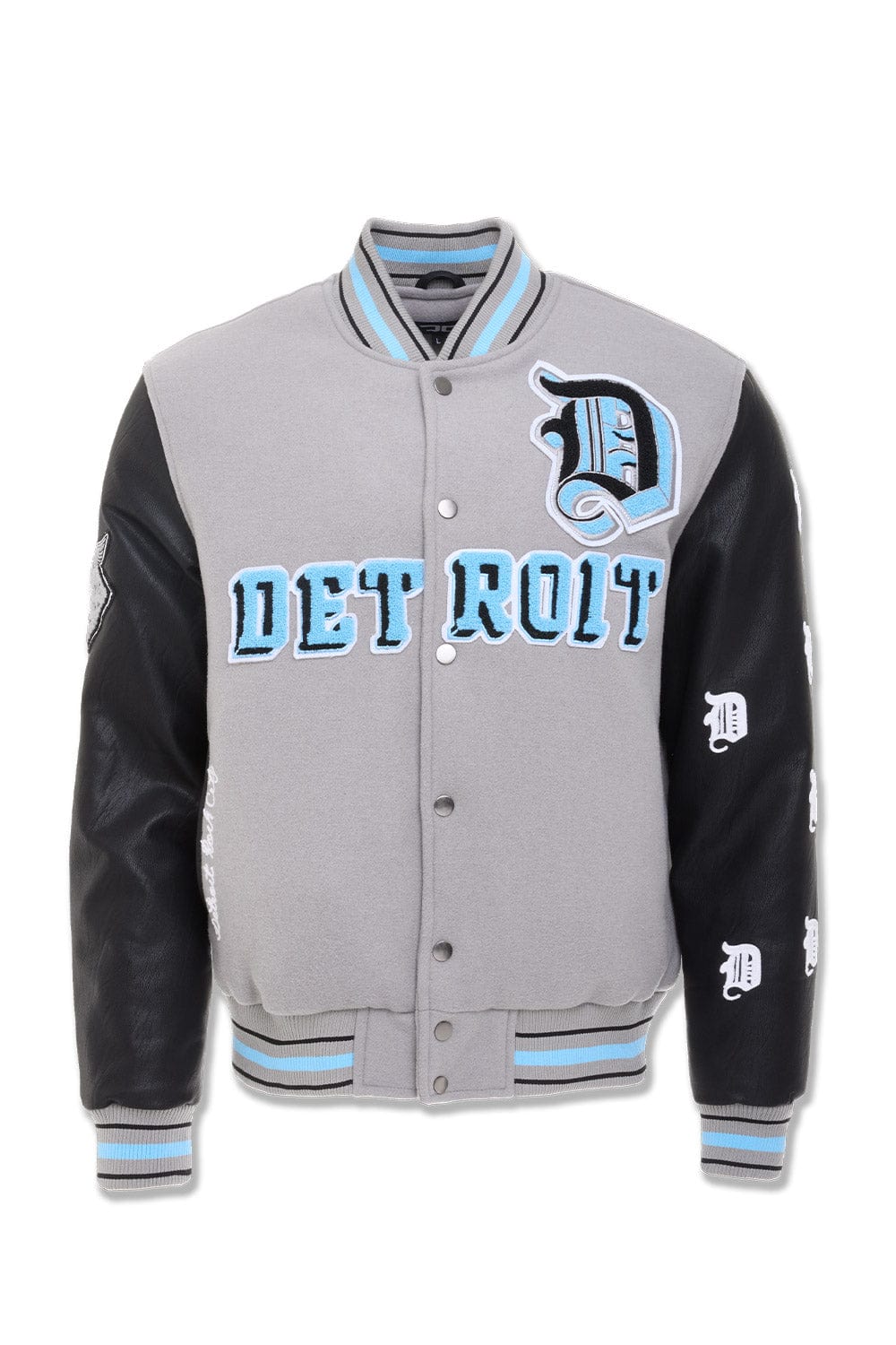 Jordan Craig D-Town Varsity Jacket (Lion Grey)