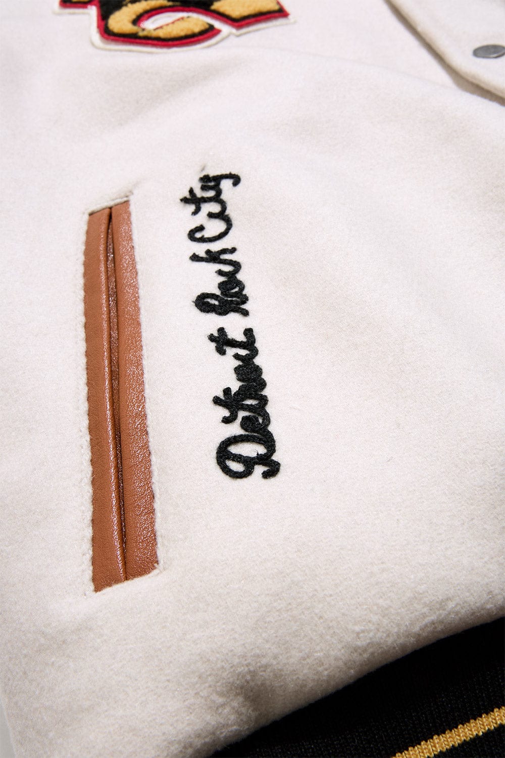 Jordan Craig The Renaissance City Varsity Jacket (Cream)