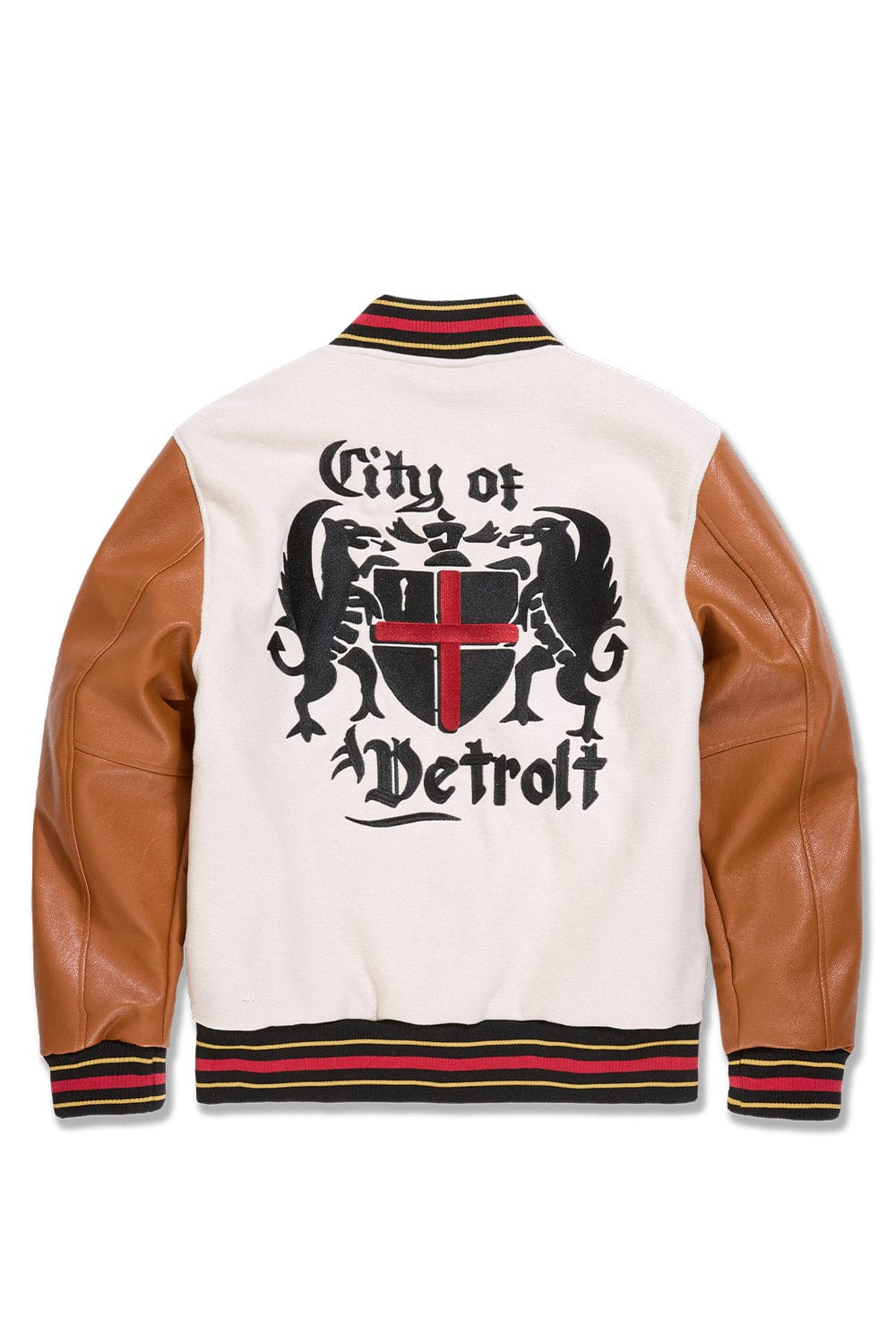 Jordan Craig The Renaissance City Varsity Jacket (Cream)