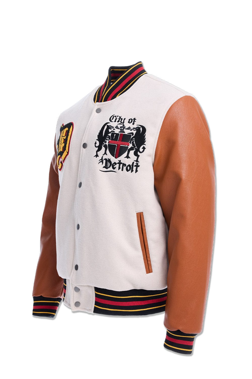 Jordan Craig The Renaissance City Varsity Jacket (Cream)