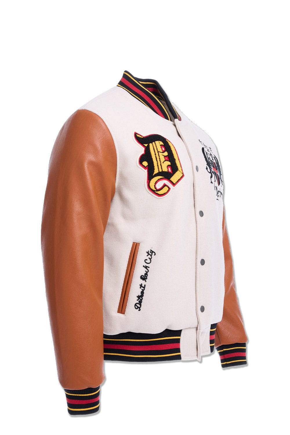 Jordan Craig The Renaissance City Varsity Jacket (Cream)