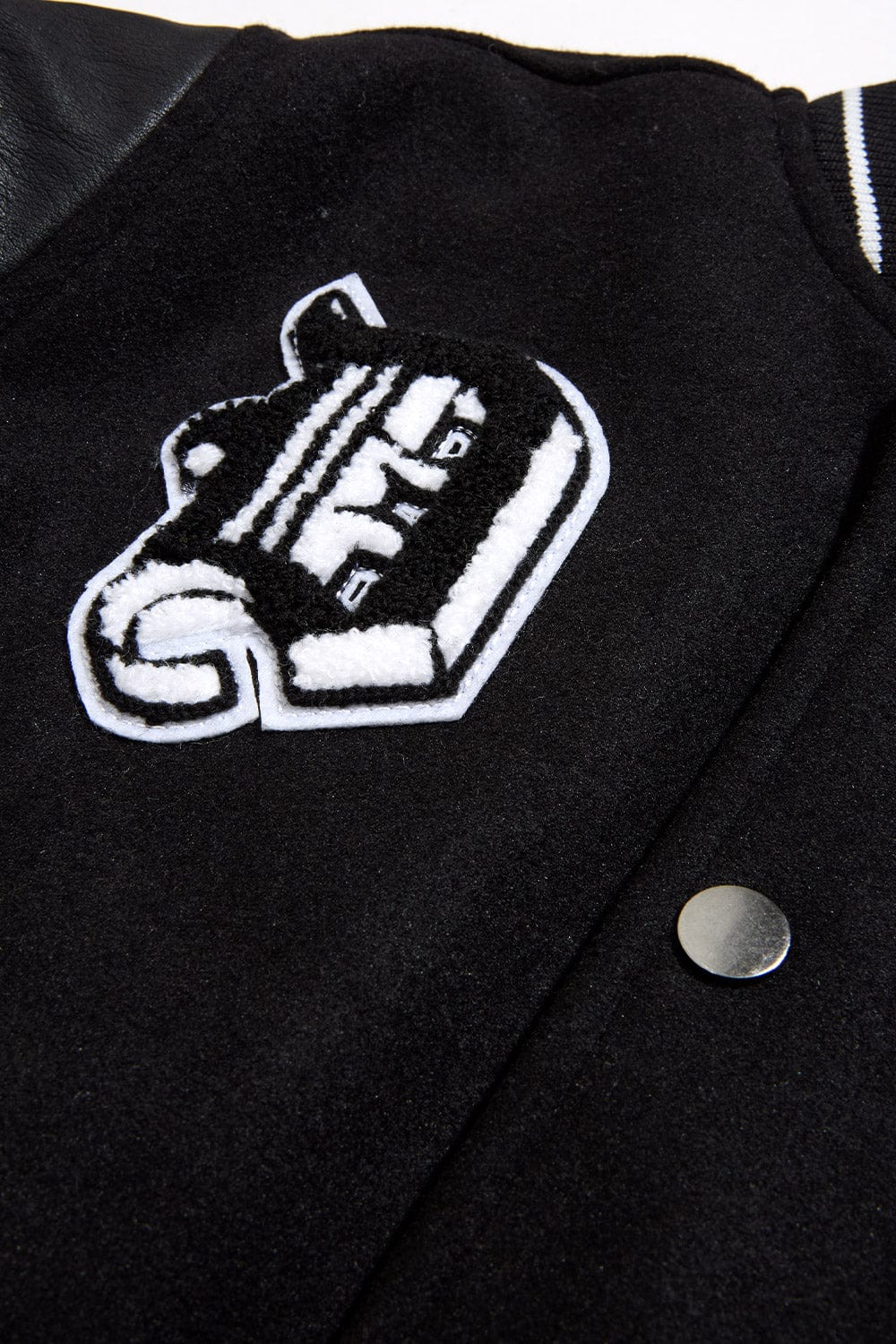 JC Kids Kids 313 Varsity Jacket (Black)