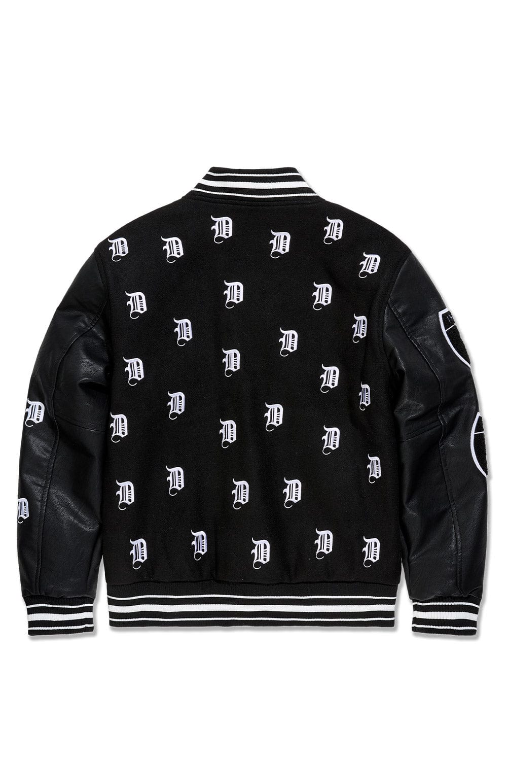 JC Big Men Big Men's 313 Varsity Jacket (Black)