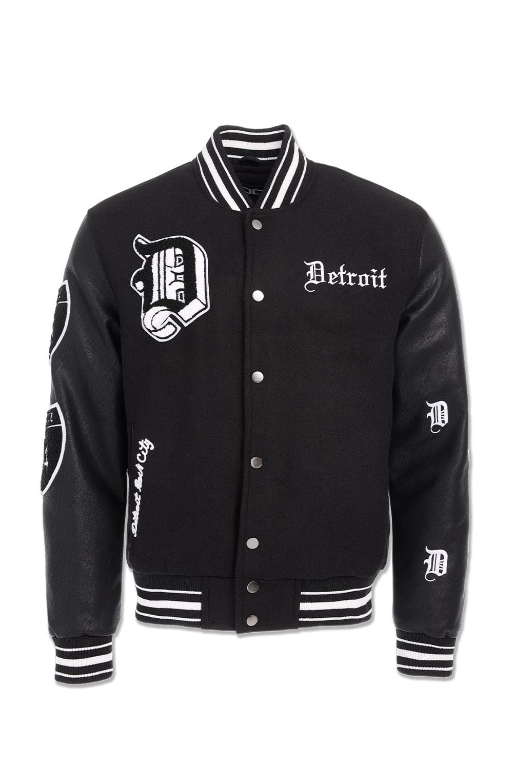 JC Big Men Big Men's 313 Varsity Jacket (Black)