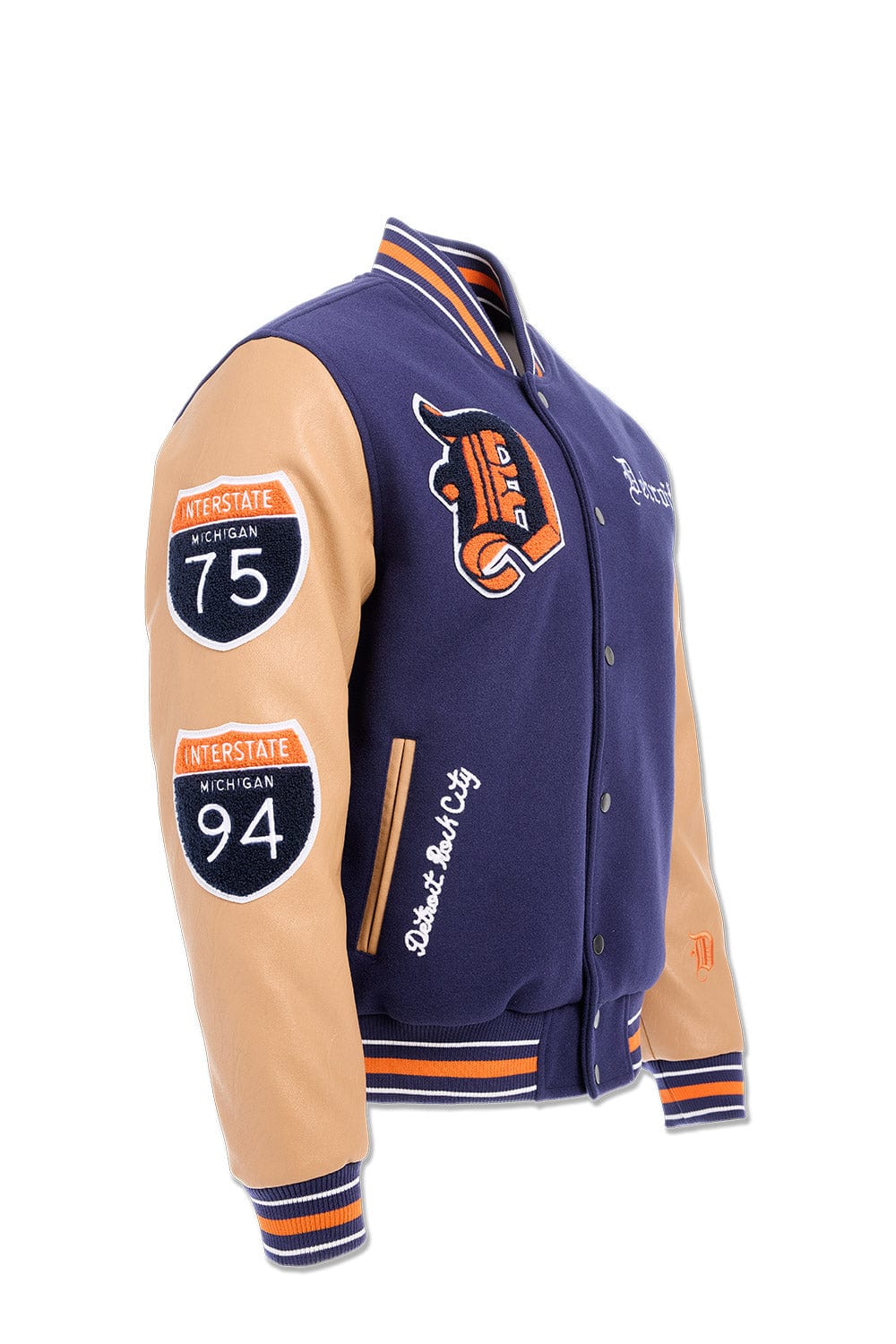 JC Big Men Big Men's 313 Varsity Jacket (Tigers)
