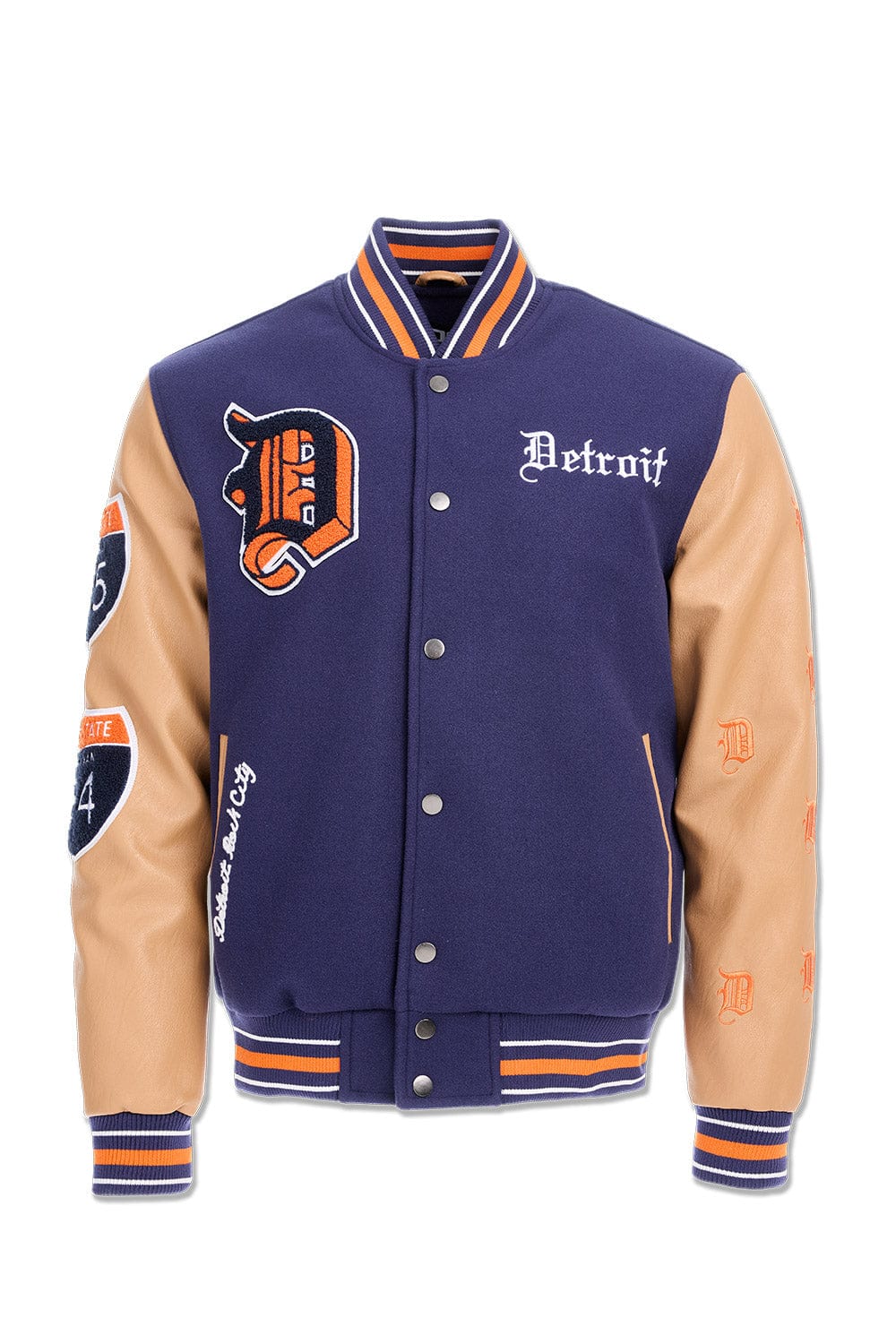 JC Big Men Big Men's 313 Varsity Jacket (Tigers)