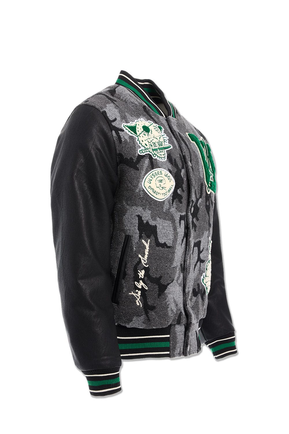 Jordan Craig Life of Vice Varsity Jacket (Black Camo)