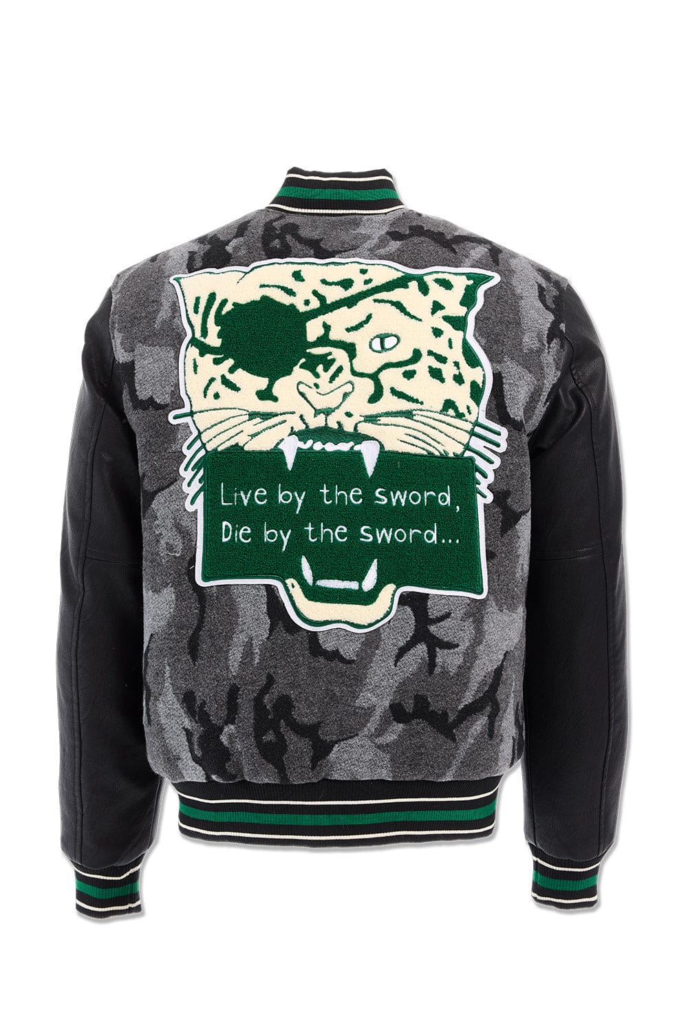 Jordan Craig Life of Vice Varsity Jacket (Black Camo)