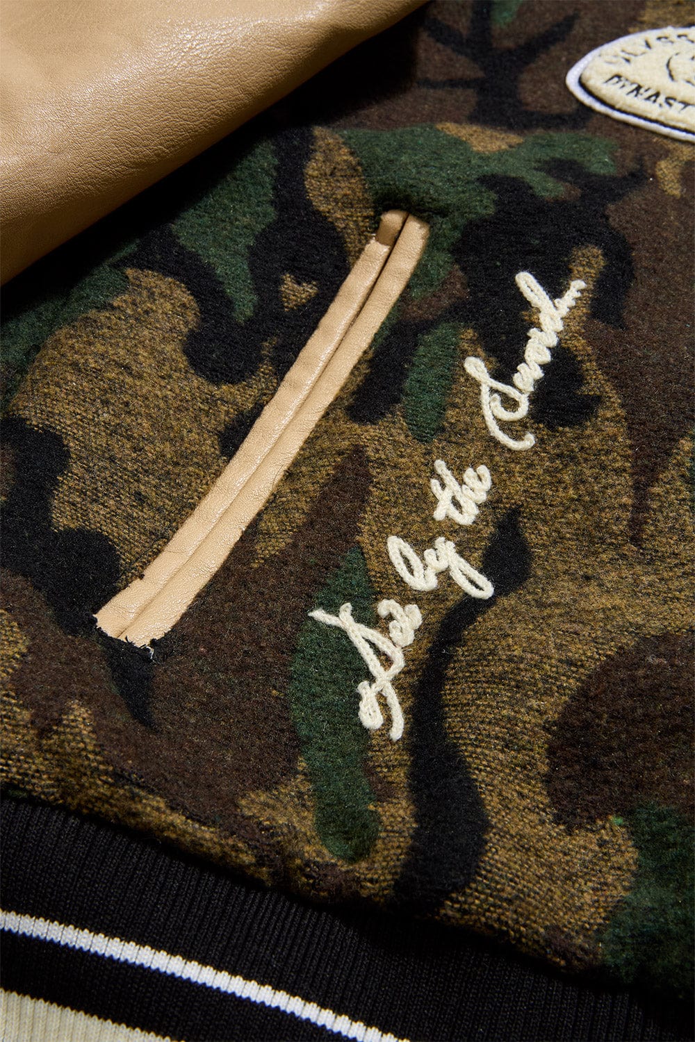 Jordan Craig Life of Vice Varsity Jacket (Vintage Camo)