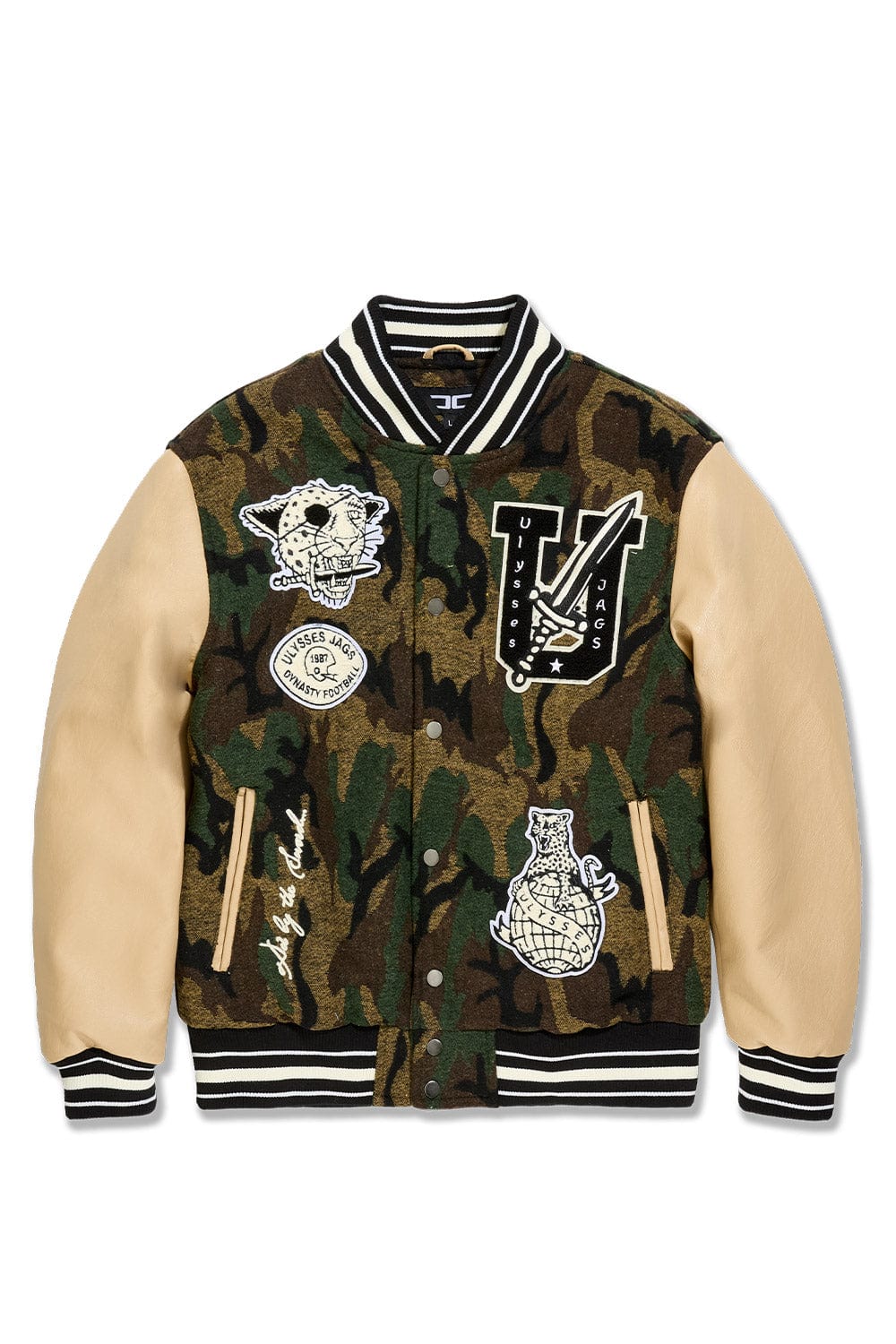 Jordan Craig Life of Vice Varsity Jacket (Vintage Camo) S / Vintage Camo