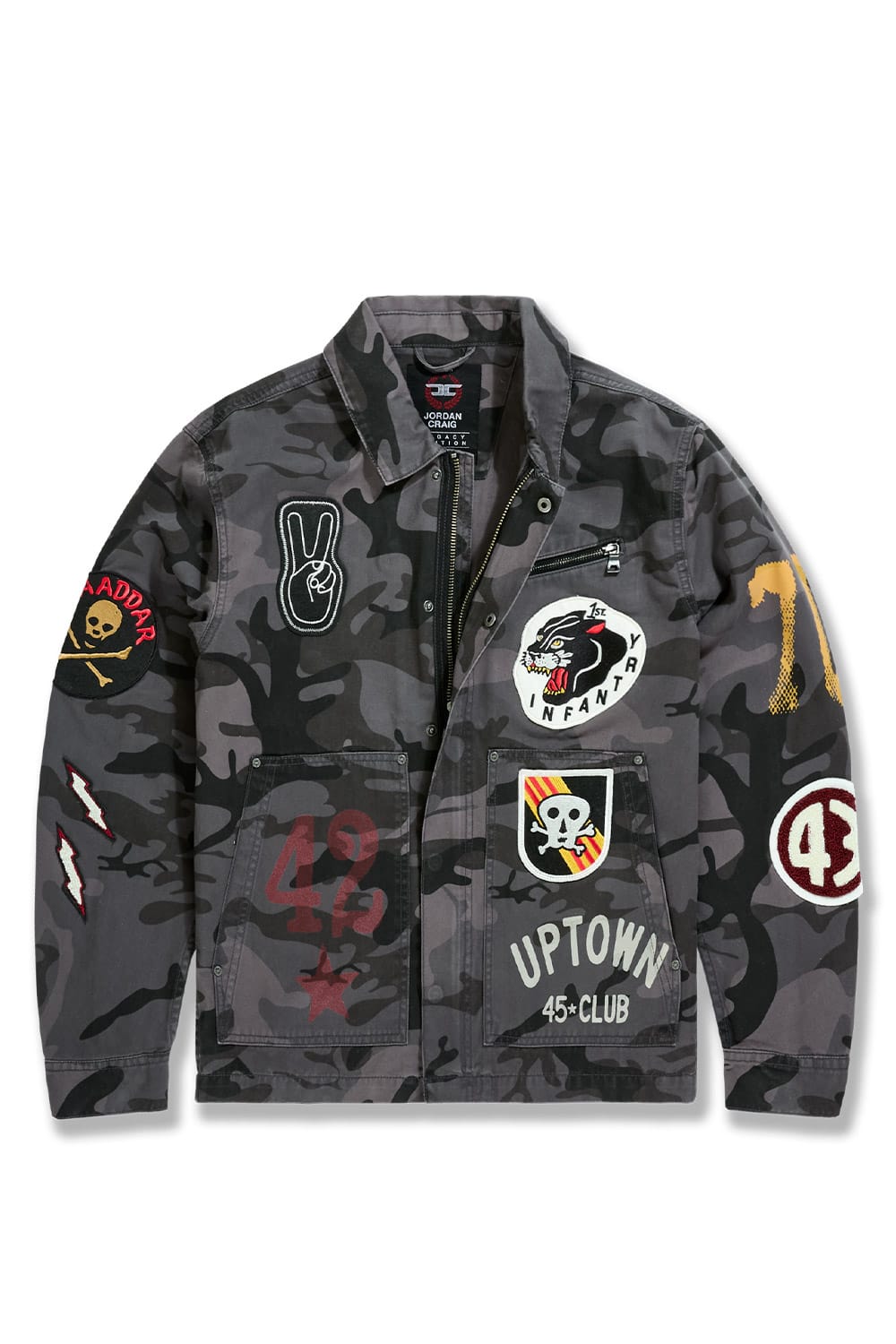 Jordan Craig Battalion Work Jacket (Black Camo)
