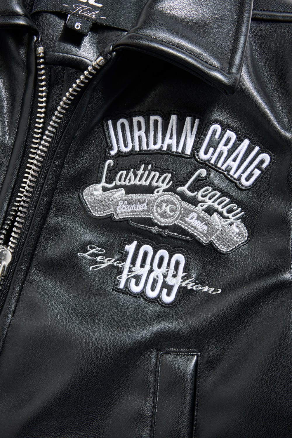 JC Kids Kids Legacy Everlasting Varsity Jacket (Black)