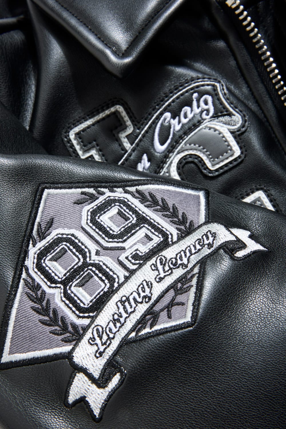 JC Kids Kids Legacy Everlasting Varsity Jacket (Black)