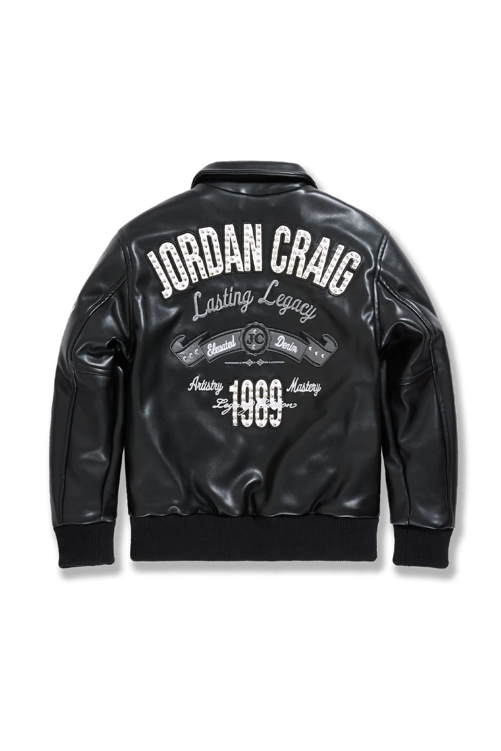 JC Kids Kids Legacy Everlasting Varsity Jacket (Black)