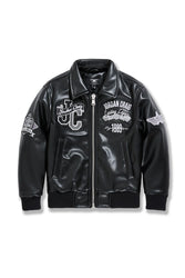 Kids Legacy Everlasting Varsity Jacket (Black)