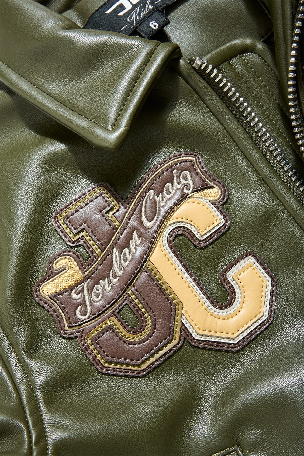 JC Kids Kids Legacy Everlasting Varsity Jacket (Olive)