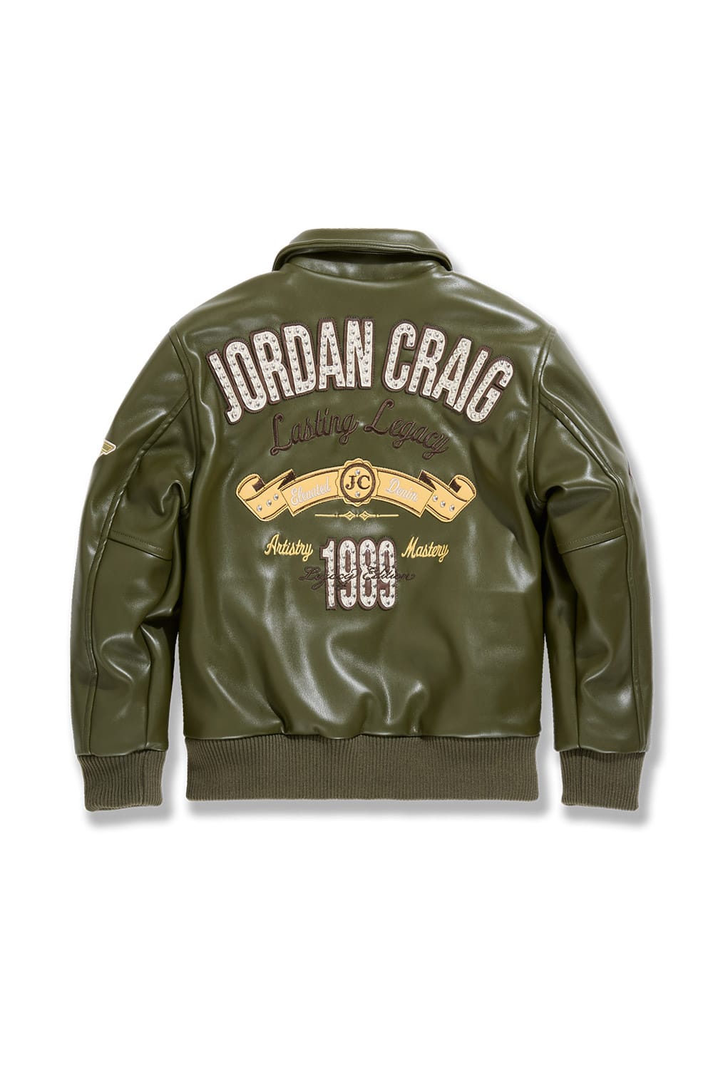 JC Kids Kids Legacy Everlasting Varsity Jacket (Olive)