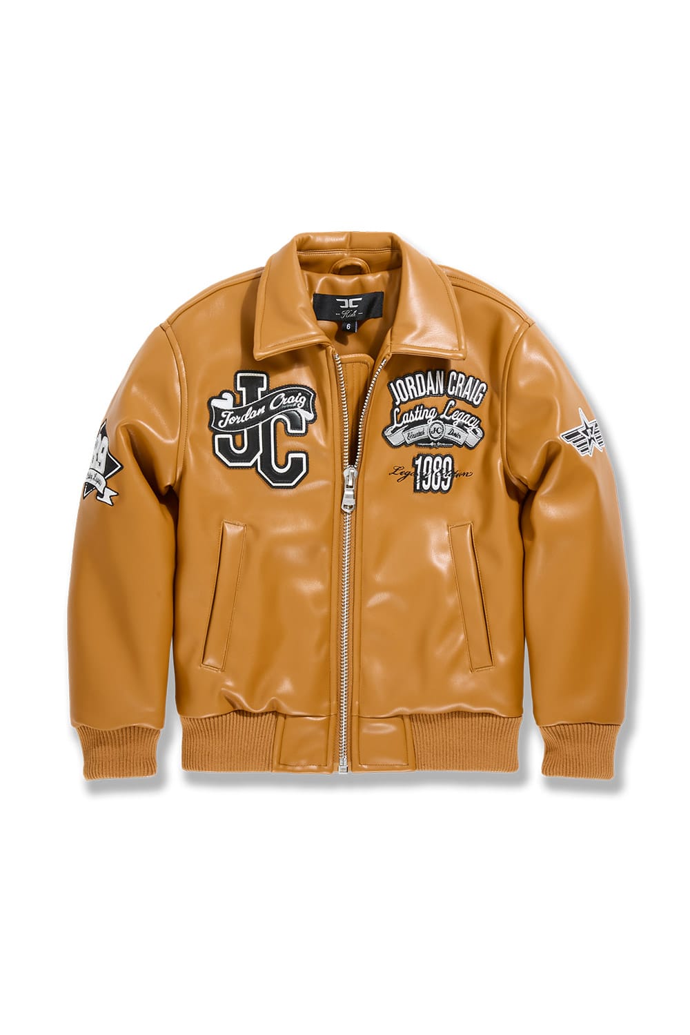 JC Kids Kids Legacy Everlasting Varsity Jacket (Wheat) Wheat / 2