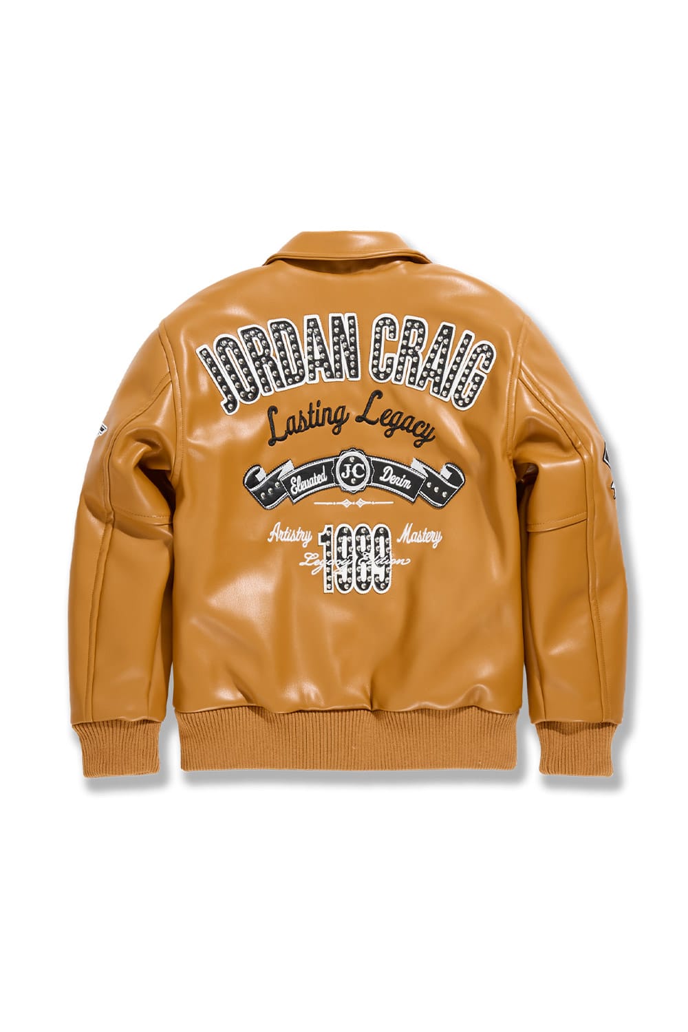 JC Kids Kids Legacy Everlasting Varsity Jacket (Wheat)