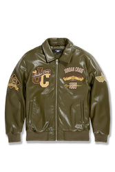 Big Men's Legacy Everlasting Varsity Jacket (Olive)