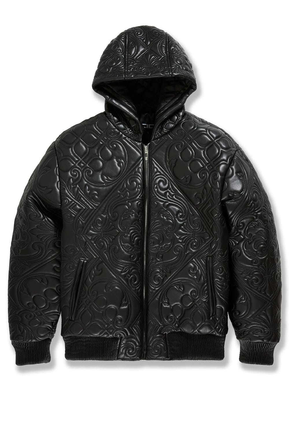 Jordan Craig Ace of Spades Hooded Bomber Jacket (Black) Black / S