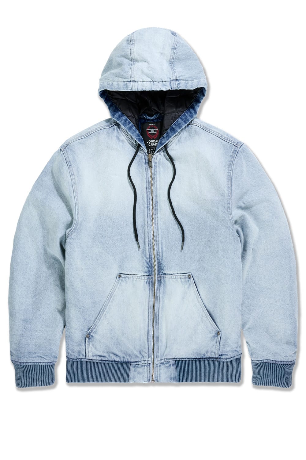 Jordan Craig OG Denim Zip Up Bomber Jacket