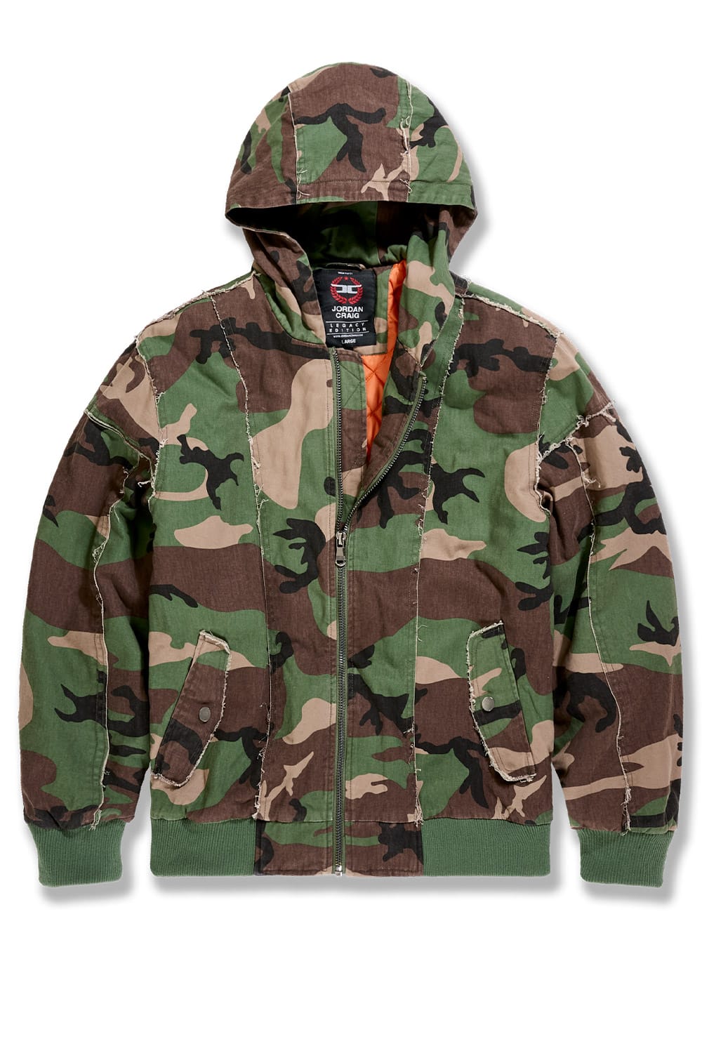 Jordan Craig Front line Bomber Jacket (Vintage Camo)