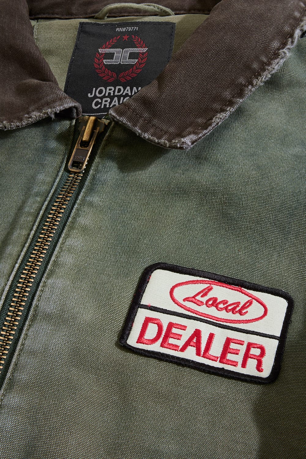 Jordan Craig Local Dealer Zip Up Work Jacket (Green)